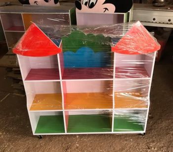 Kệ 2 mái đỏ mẫu mới